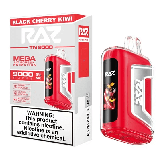 RAZ TN9000 Black Cherry Kiwi disposable vape