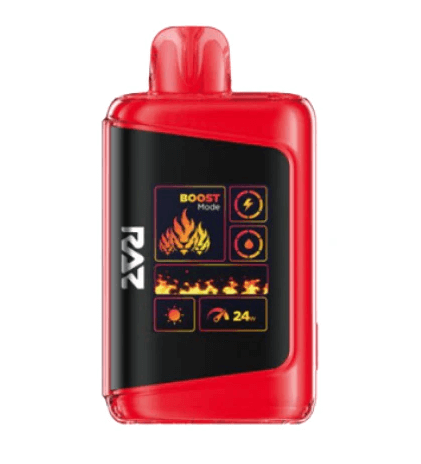 RAZ DC25000 Black Cherry Peach disposable vape