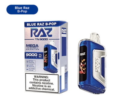RAZ TN9000 Blue B-POP disposable vape