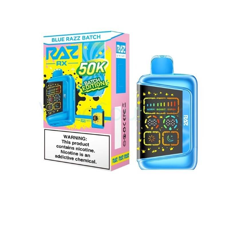 RAZ RX50000 Blue Razz Batch disposable vape