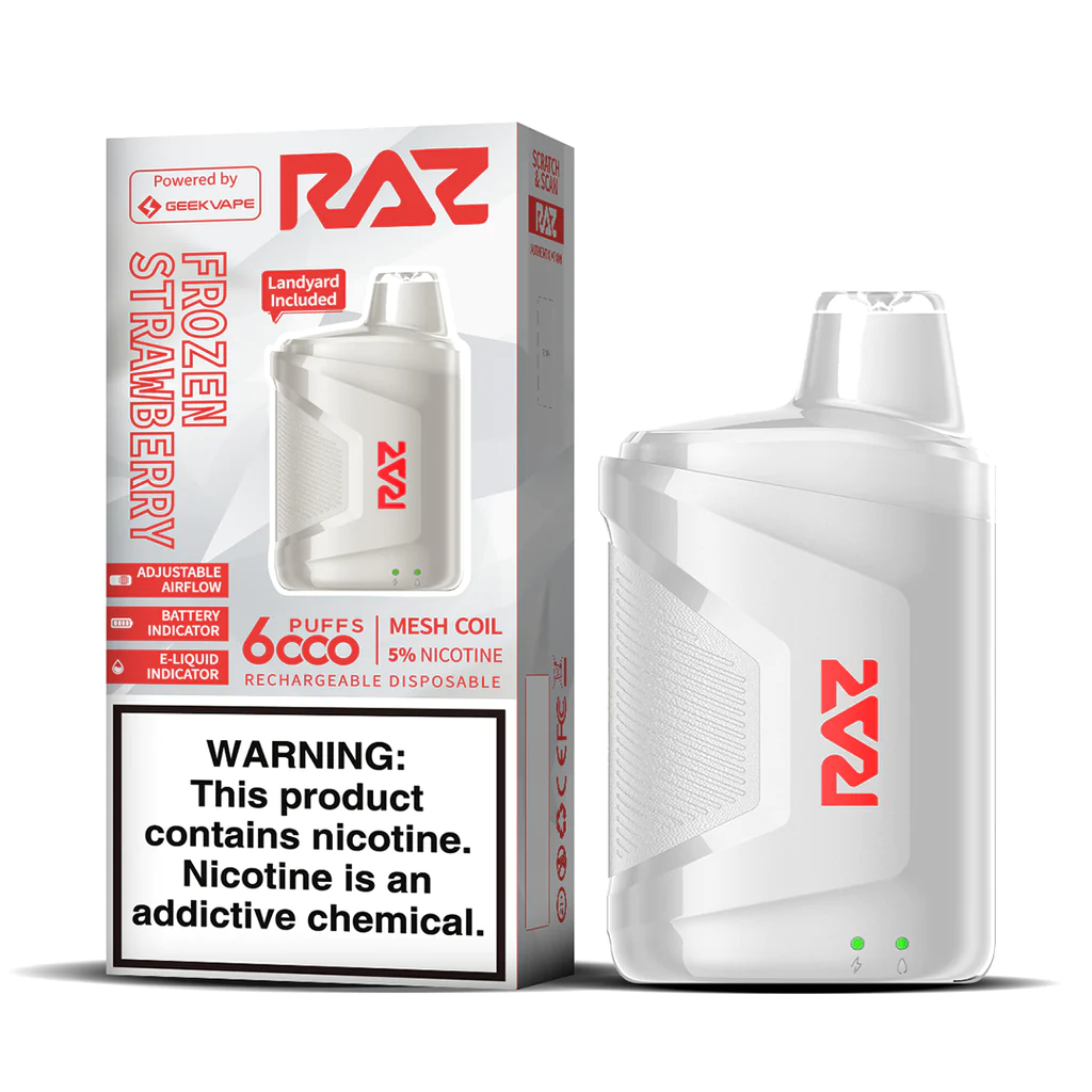 RAZ CA6000 Frozen Strawberry disposable vape