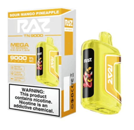 RAZ TN9000 Sour Mango Pineapple disposable vape