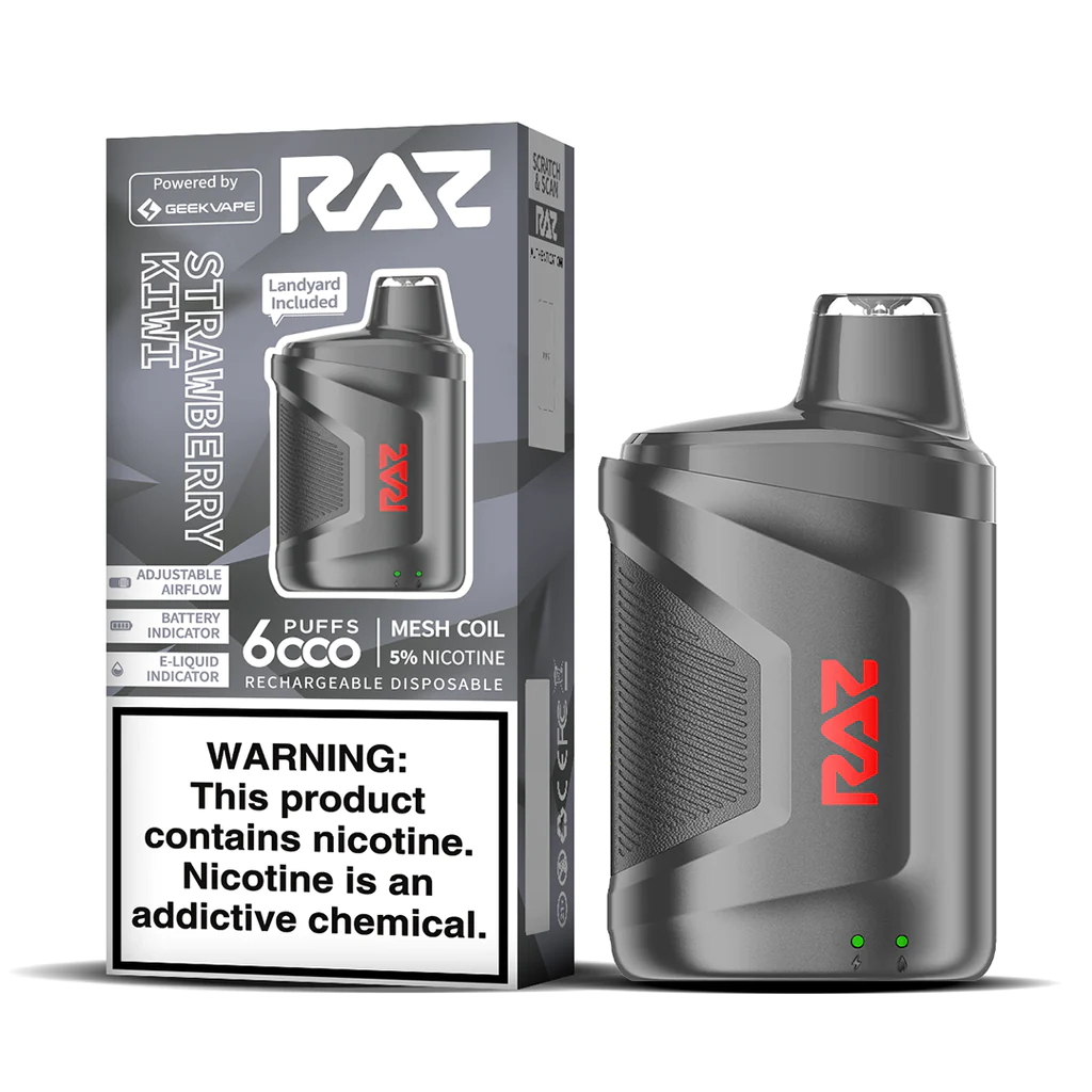 RAZ CA6000 Strawberry Kiwi disposable vape