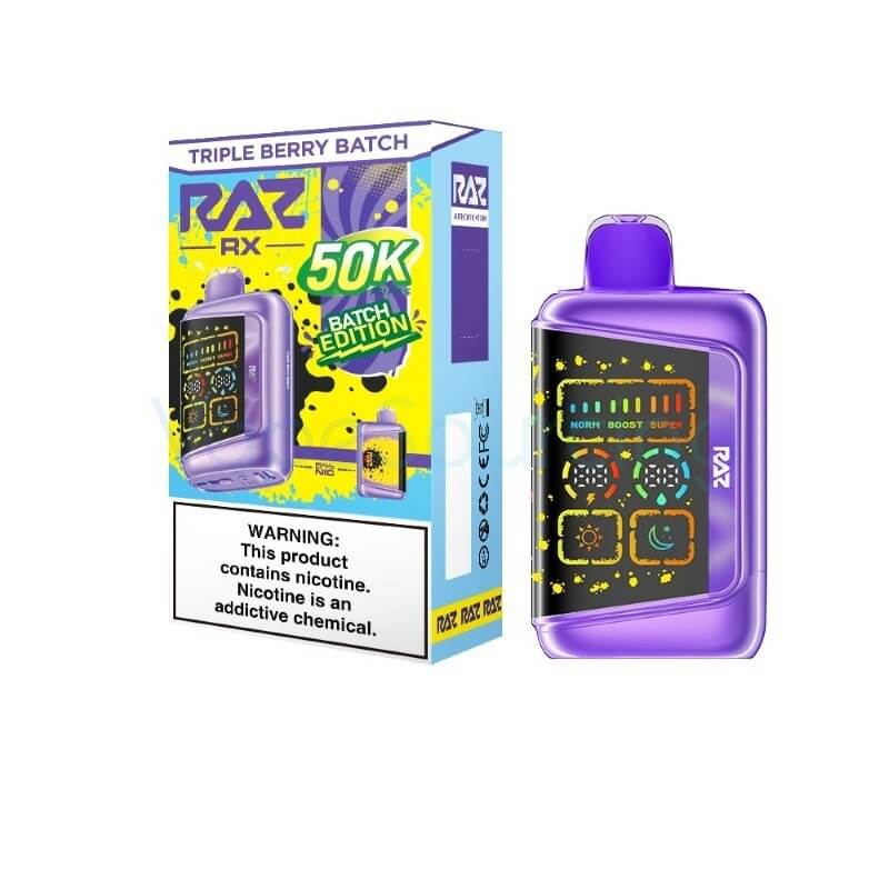 RAZ RX50000 Triple Berry Batch disposable vape