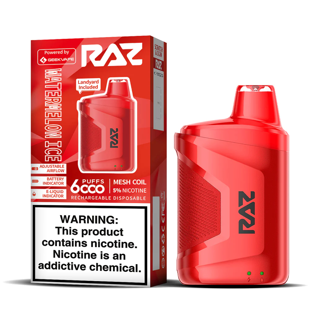 RAZ CA6000 Watermelon Ice disposable vape